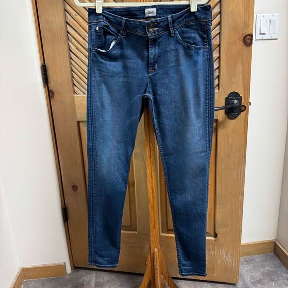 Hudson Collin midrise skinny jean 32 - gold buttons - Picture 1 of 7
